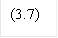 (3.7)