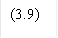 (3.9)