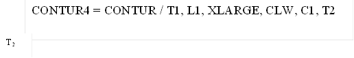 CONTUR4 = CONTUR / T1, L1, XLARGE, CLW, C1, T2&#13;&#10;&#13;&#10;,Т2