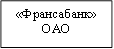 «Франсабанк»&#13;&#10;ОАО&#13;&#10;