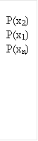 P(x2)&#13;&#10;P(x1)&#13;&#10;P(xn)&#13;&#10;