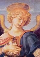 Описание: Вероккьо Ангел с нимбом0001