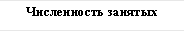Численность занятых