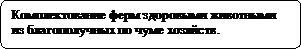 Блок-схема: альтернативный процесс: Комплектование ферм здоровыми животными из благополучных по чуме хозяйств.