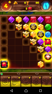 Как пройти 348 уровень игры "Планета самоцветов"