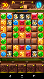 Как пройти 384 уровень Планеты самоцветов на три звезды