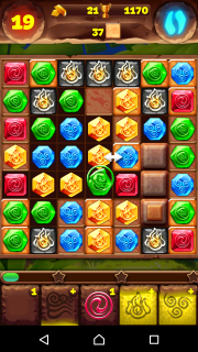 Как пройти 384 уровень Планеты самоцветов на три звезды