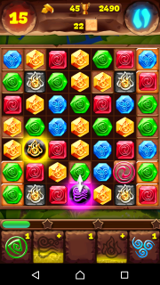 Как пройти 384 уровень Планеты самоцветов на три звезды