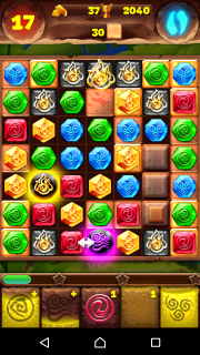 Как пройти 384 уровень Планеты самоцветов на три звезды