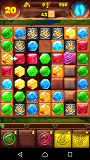 Как пройти 384 уровень Планеты самоцветов на три звезды