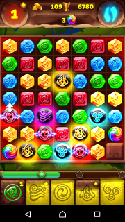 Прохождение 389 уровня игры "Планета самоцветов"