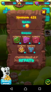 Планета самоцветов 431 уровень на три звезды