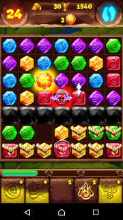 Уровень №135 планеты самоцветов (методика прохождения)