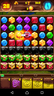 Уровень №135 планеты самоцветов (методика прохождения)