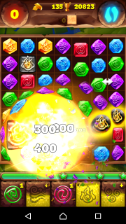 Уровень №251 пройти на три звезды в планете самоцветов