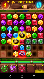 Прохождение на 3 звезды 257-го уровня планеты самоцветов