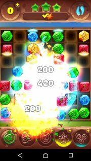 522-й уровень планеты самоцветов на три звезды