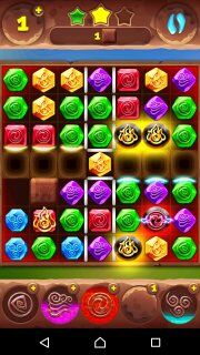 Как же пройти 525 уровень планеты самоцветов на три звезды