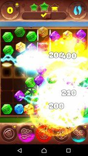 Как же пройти 525 уровень планеты самоцветов на три звезды