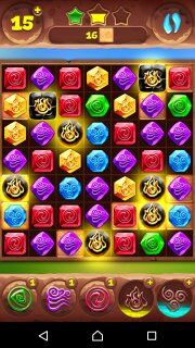 573-й уровень планеты самоцветов на три звезды