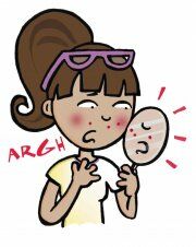 Чем можно замазать прыщи