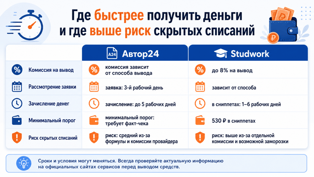 Где быстрее получить деньги и где выше риск скрытых списаний