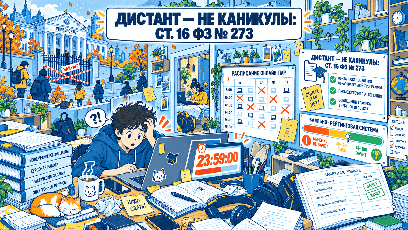 Вуз ушел на дистант: как сдать лабораторные и тесты вовремя без долгов