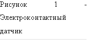 Рисунок 14 - Электроконтактный датчик