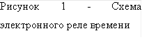 Рисунок 29 - Схема электронного реле времени