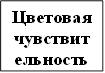 Цветовая чувствительностьь