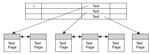 Описание: Хранение текстовых данных