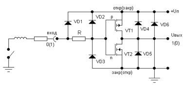 Описание: инвертор%20КМОП