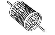 Описание: роторо асинхронного двигателя беличья клетка