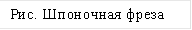 Рис. Шпоночная фреза