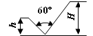 h,Н,60°