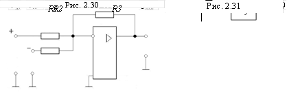 R3,Uвых,DA,к1,Uзд,Uос ,R2,Рис. 2.30,Uзд(p),Uос(p),Ud(p),Kу,Uвых(p),Рис. 2.31,R3,R1,R2