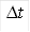 ∆t