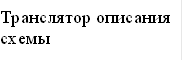 Транслятор описания схемы 