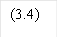 (3.4)