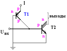 Описание: Рис. 2. Схема инвертора (вентиля)