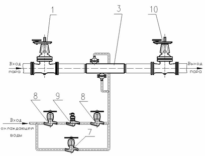 Описание: Схема охладительной установки