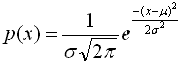 Описание: нормальное распределение