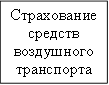 Страхование средств воздушного транспорта
