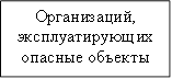 Организаций, эксплуатирующих опасные объекты