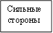 Сильные стороны
