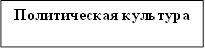 Политическая культура