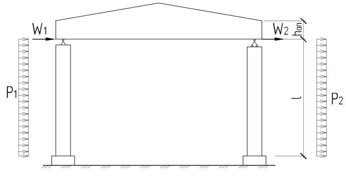 Описание: Разрез стойки жест заделка