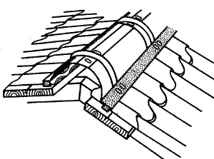 Описание: Схема расположения конькового элемента