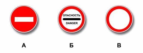 Запрещающие знаки. Часть 1 (29 вопросов) Запрещающие знаки. Часть 1 (29 вопросов)