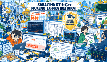 Завал на первой контрольной неделе: срочная помощь с лабораторными по C++ и схемотехнике под ключ